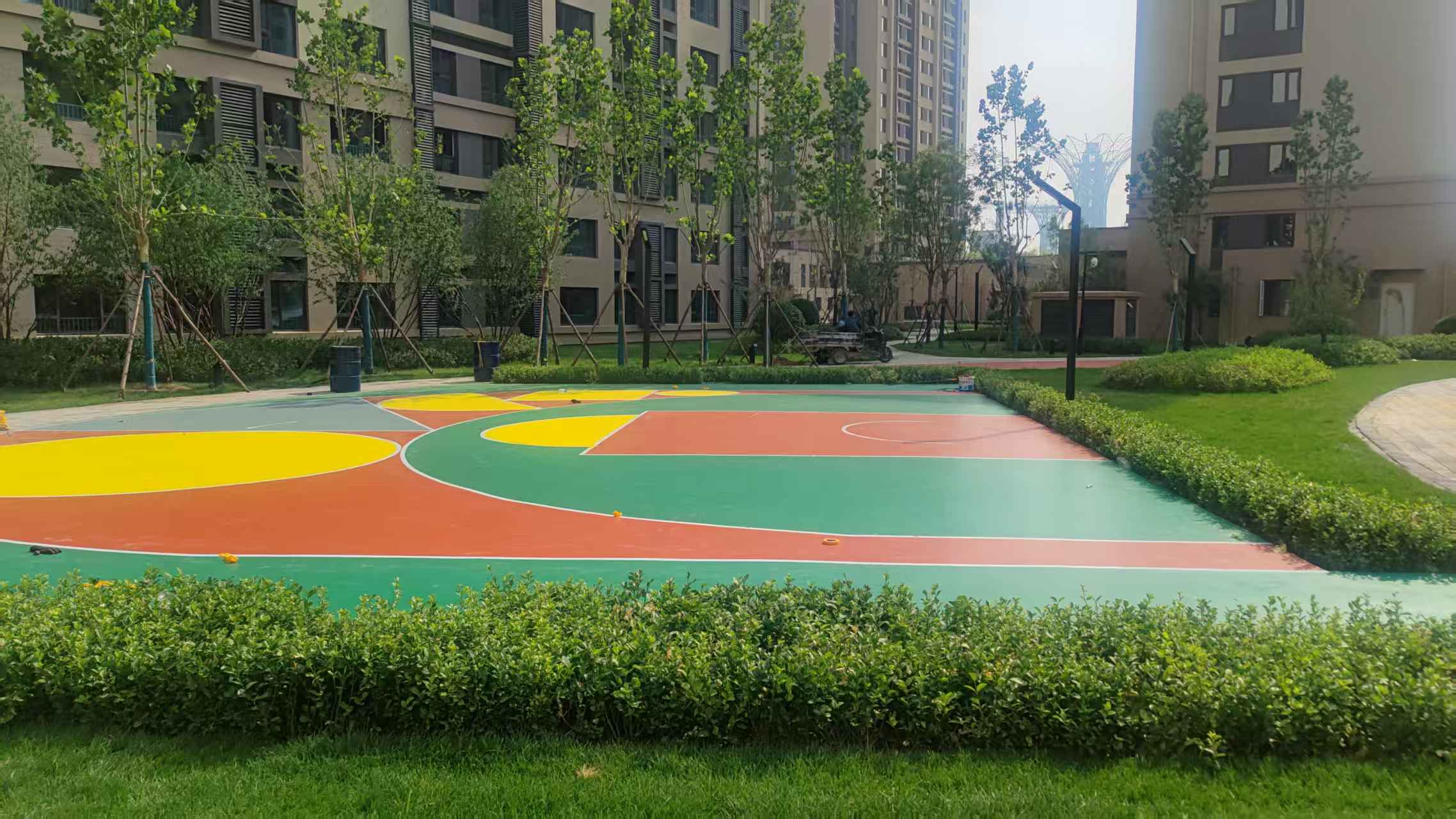 铜川市全塑型塑胶跑道塑胶地面 - 方案
